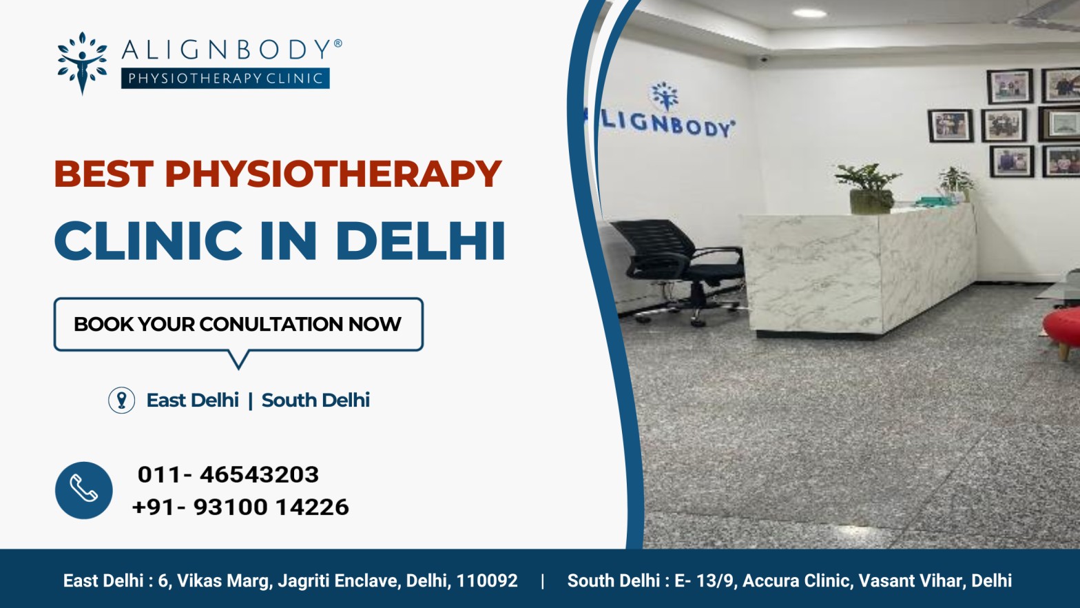 Get the Best Physiotherapy Clinic in Delhi – AlignBody