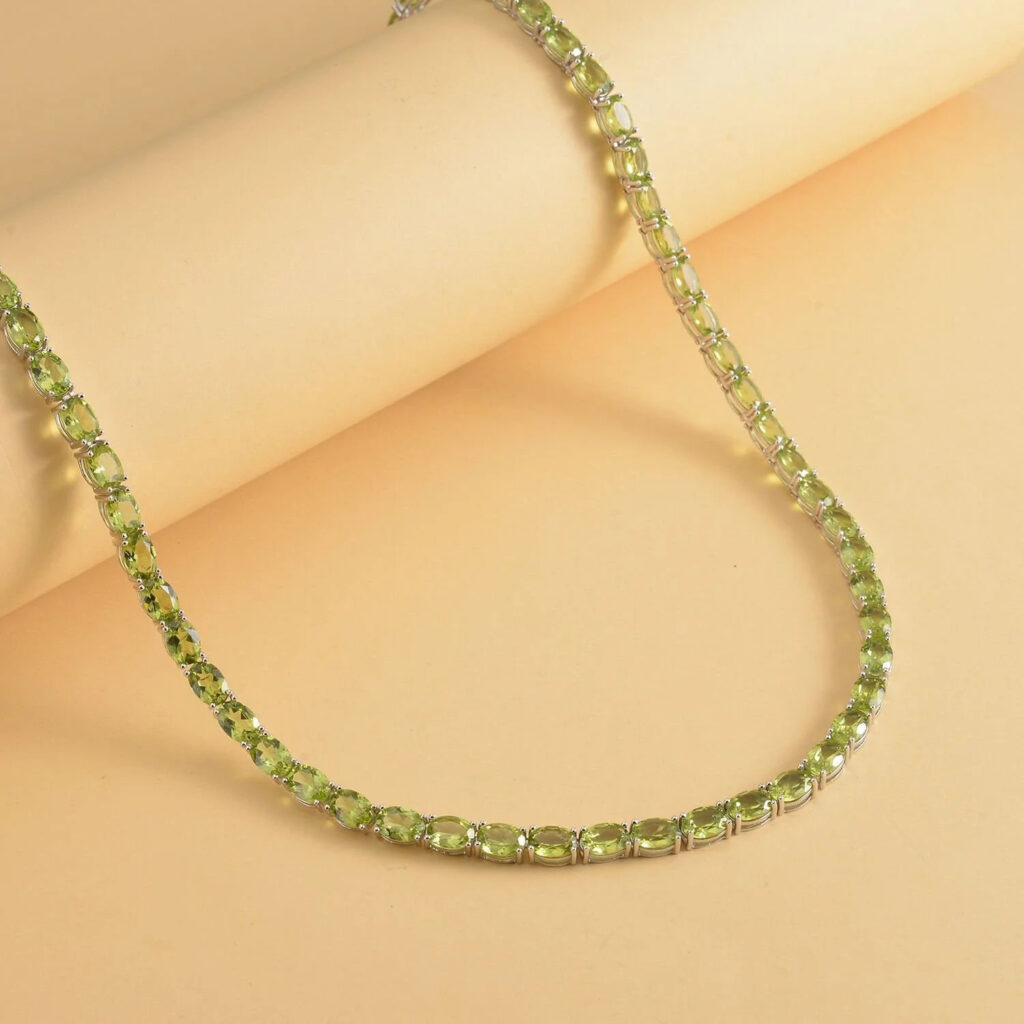 The Peridot Tennis Necklace: Your New Best Friend