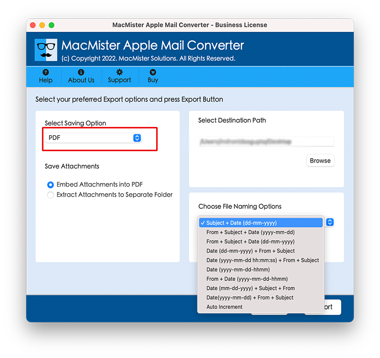 How to Transfer Data from Apple Mail to PDF on Mac?