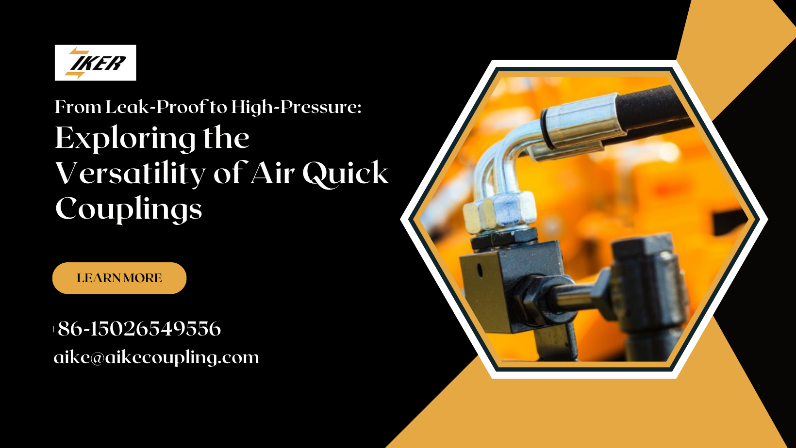 From Leak-Proof to High-Pressure: Exploring the Versatility of Air Quick Couplings