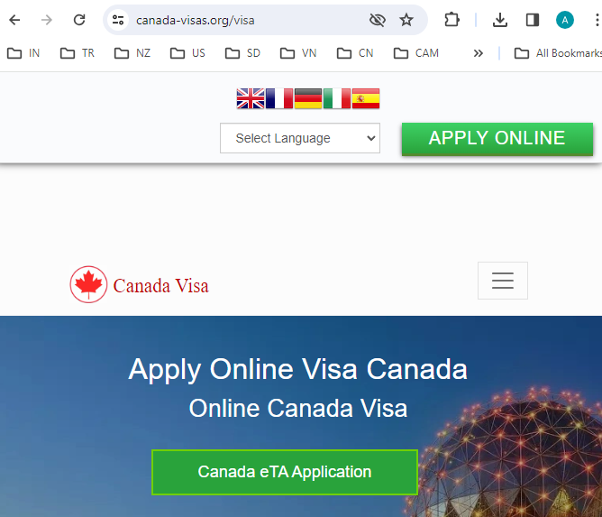 FOR JAPANESE CITIZENS – CANADA Government of Canada Electro