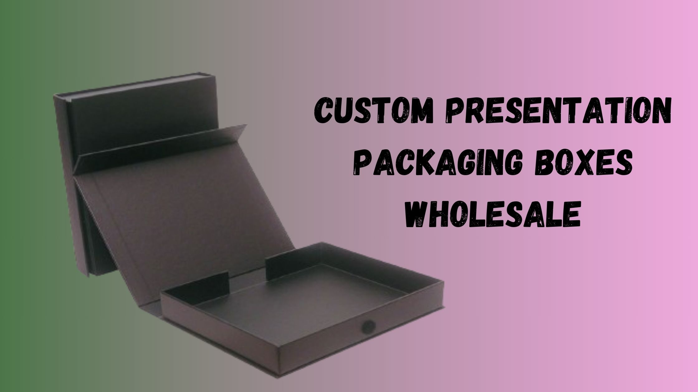 Elevating Your Brand with Wholesale Custom Presentation Boxe