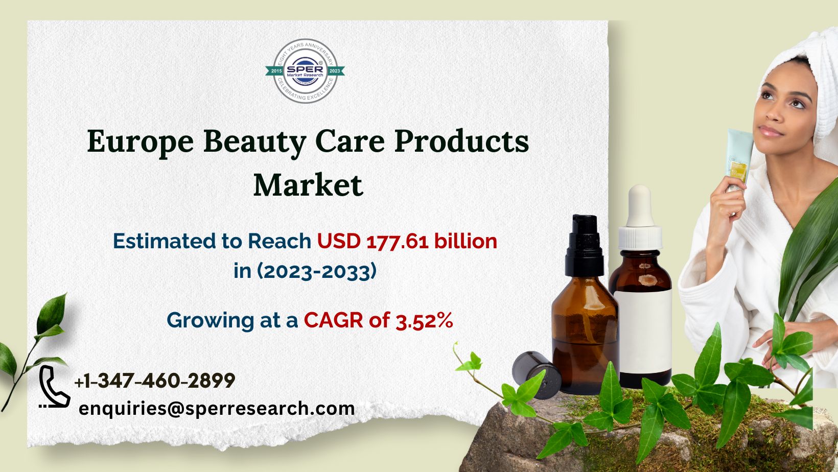 Europe Beauty Products Market Revenue and Share 2024-2033