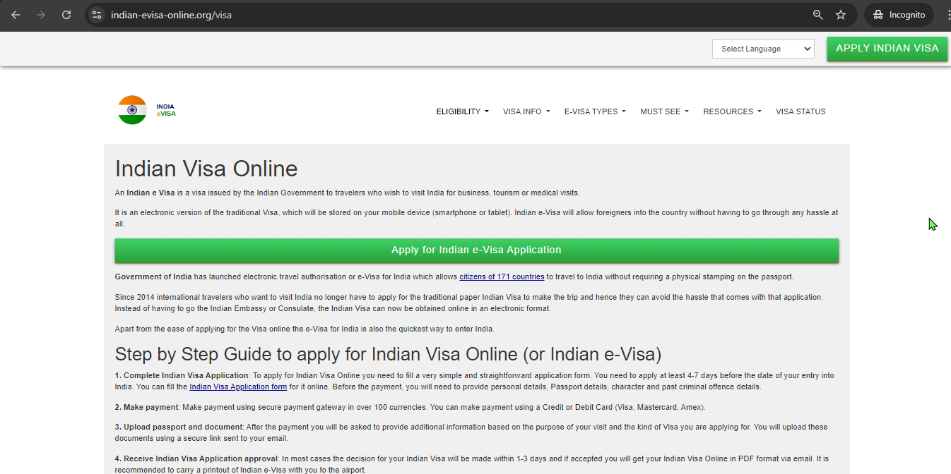 FOR TAIWANESE CITIZENS – INDIAN Official Indian Visa Online