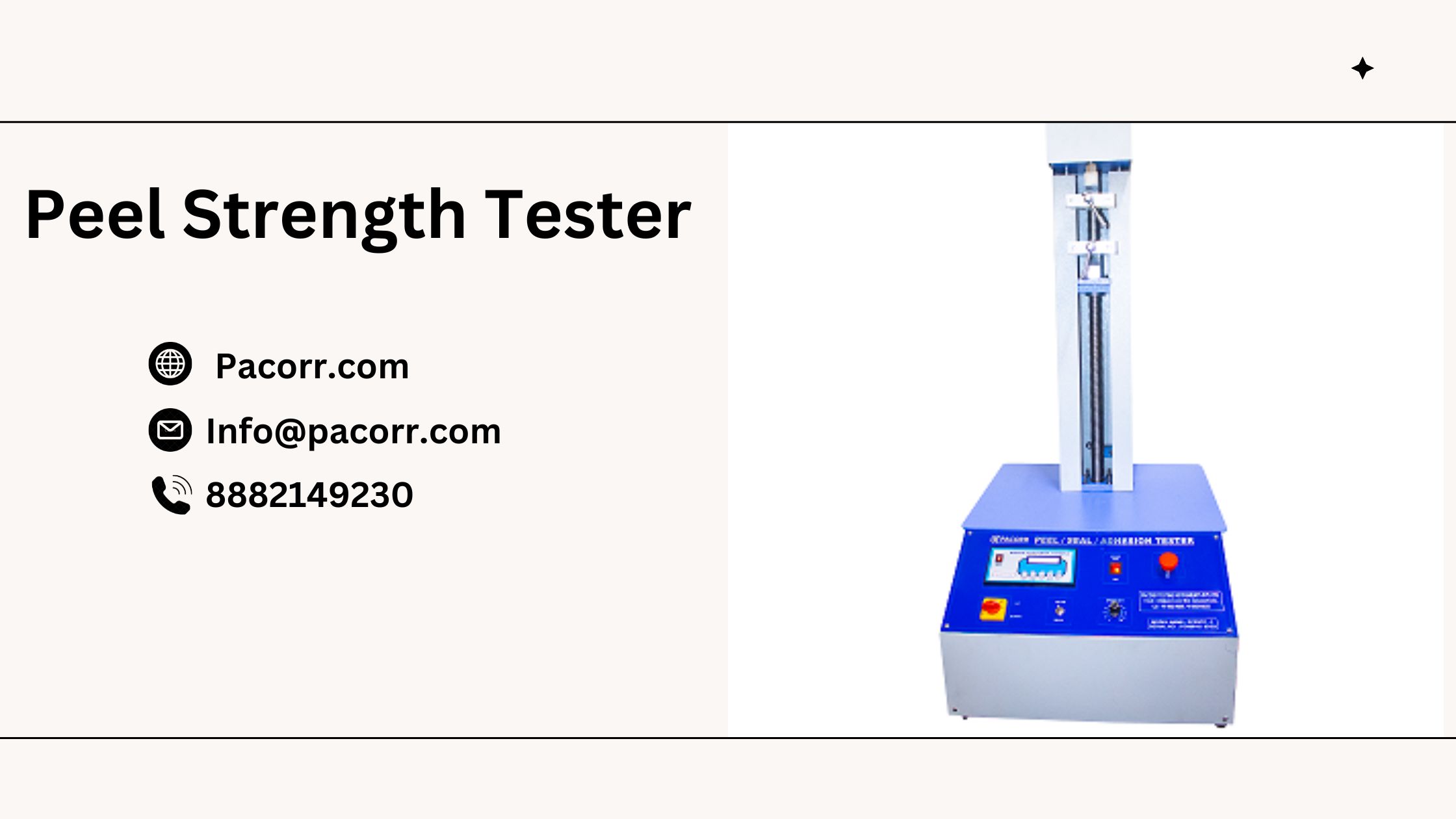 Peel Strength Tester Ensuring Product Durability and Quality