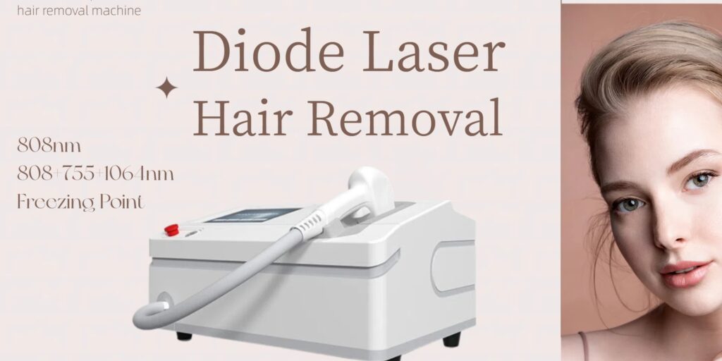 Analysis of Freezing Point 808nm Diode Laser Hair Removal