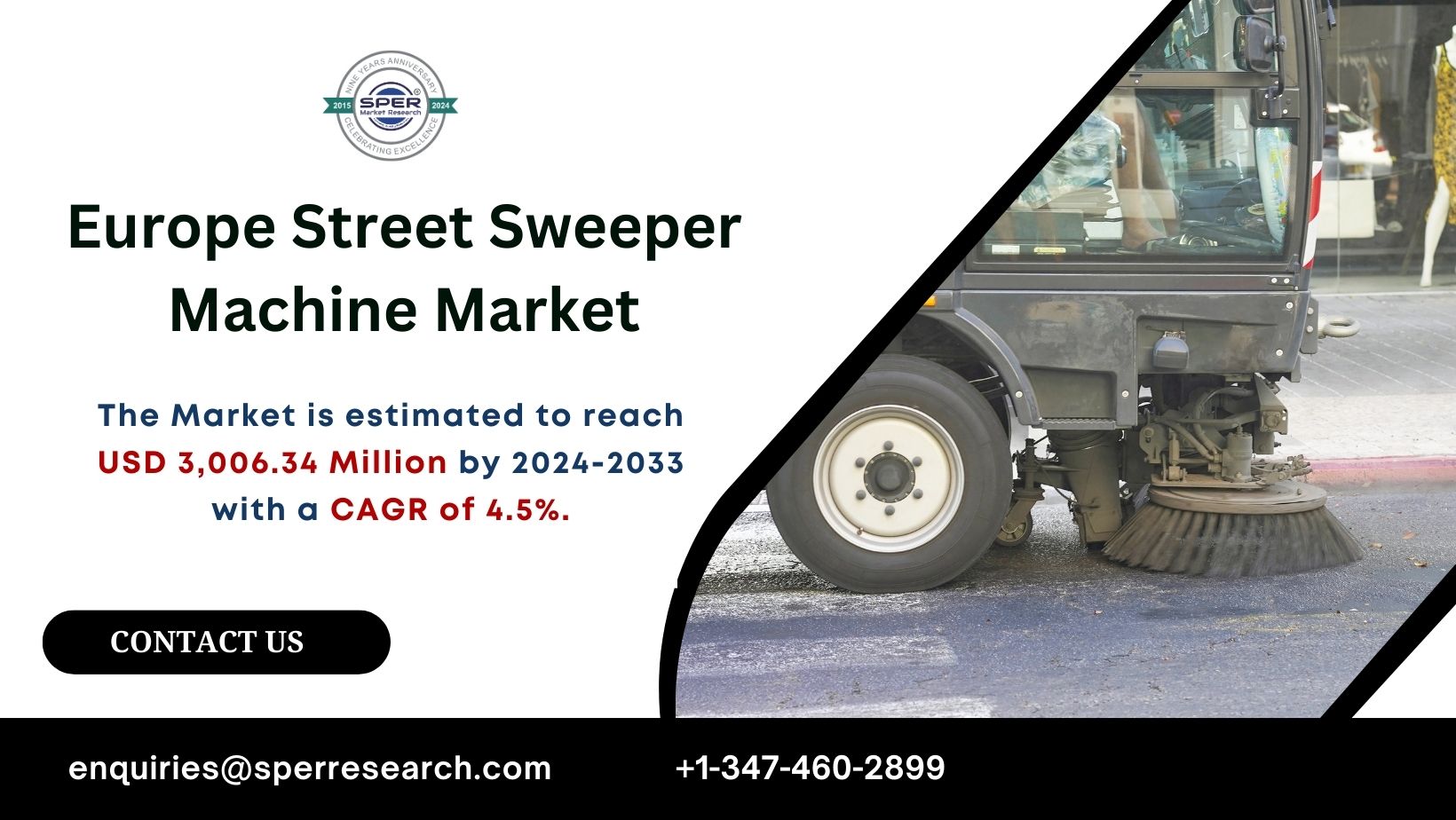 Europe Street Sweeper Machine Market Share and Outlook 2033