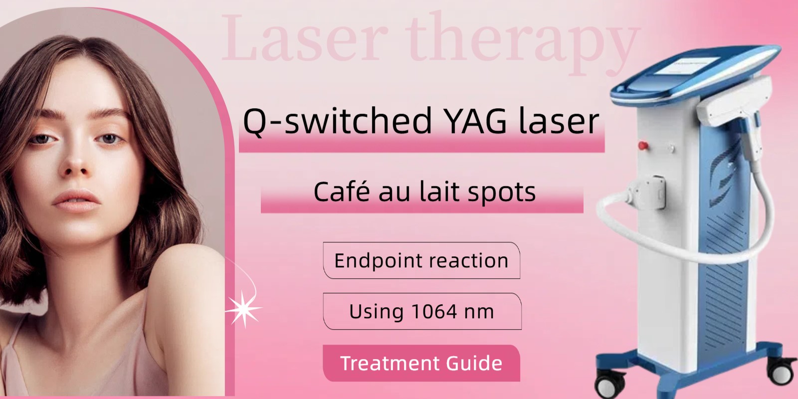 How to use Q-switched ND YAG laser to treat café au lait spo