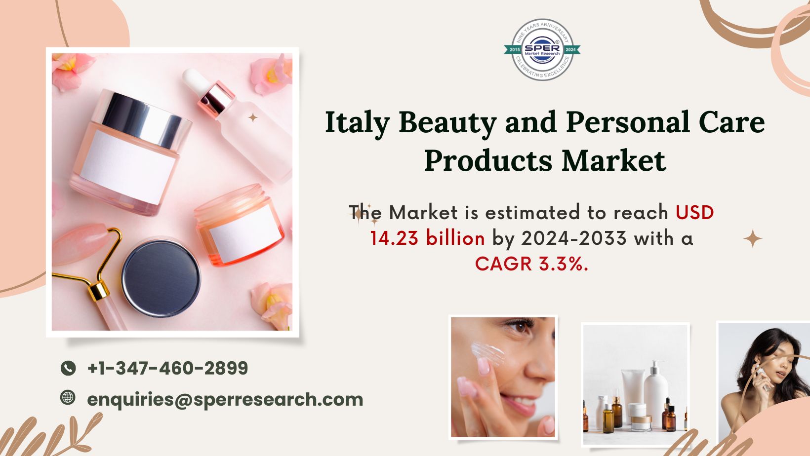 Italy Cosmetics Products Market Share, and Forecast 2033