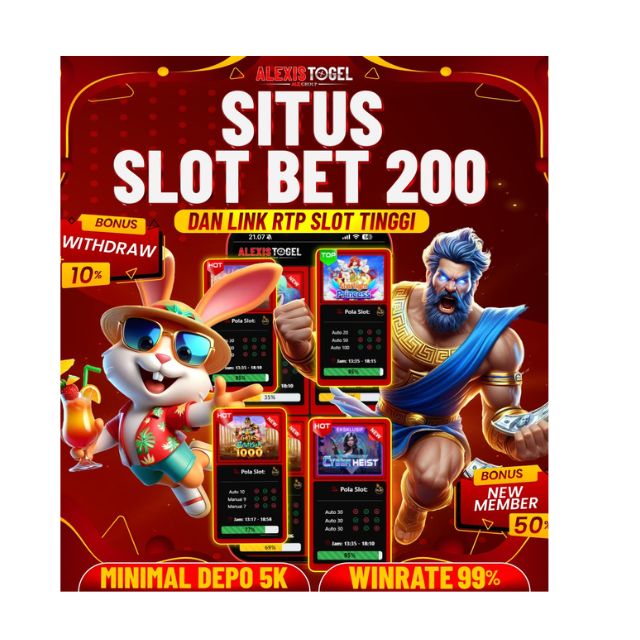 Alexistogel: Situs Slot Bet 200 dan Link RTP Slot Tinggi