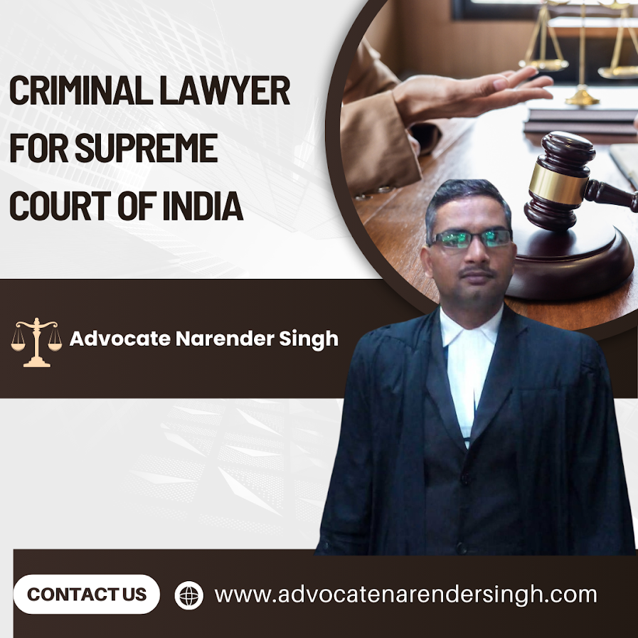 Narender Singh | Criminal Lawyer for Supreme Court of India