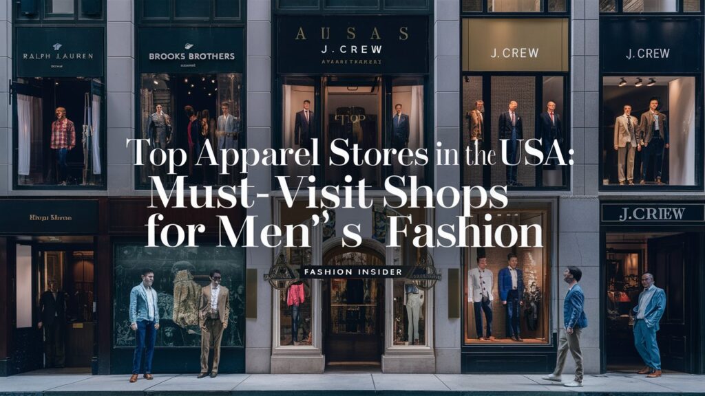 Top Apparel Stores in the USA: Must-Visit Shops for Men’s Fashion