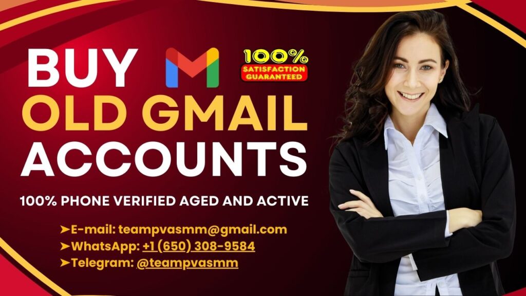 Top 6 Reputable Online Websites To Buy Old Gmail Accounts